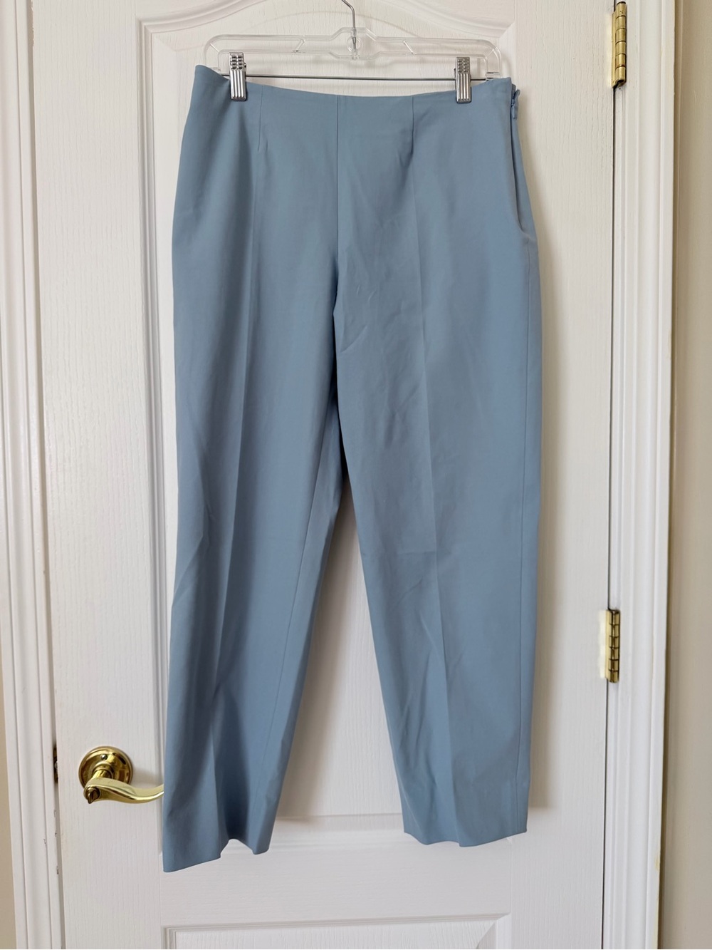 Piazza Sempione Audrey Pants US 8 IT 44 Blue Cotton Stretch Made Italy